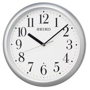 SEIKO セイコー 掛け時計 電波 アナログ 銀色メタリック KX218S お取り寄せ｜empire-clock