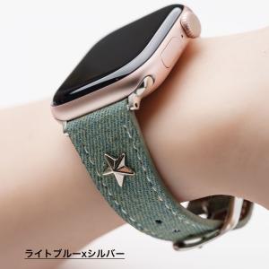 アップルウォッチ バンド デニム レディース ...の詳細画像2