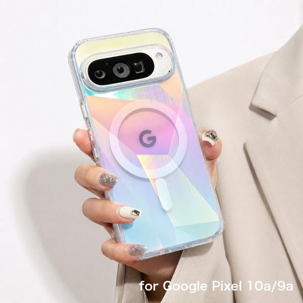 Google Pixel ピクセル 10a 9a ケース クリア 高耐久性 指紋防止 黄変防止 マグ...