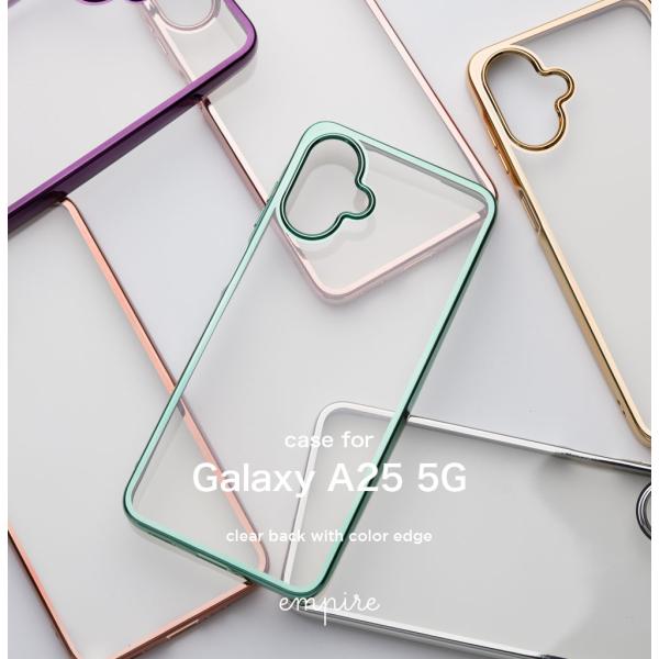 背面クリア 透明 Galaxy A25 5G ケース クリア 推し活 ギャラクシー ケース TPU ...