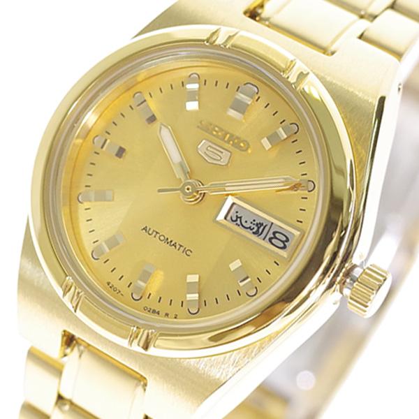 セイコー SEIKO 腕時計 レディース SYM600K セイコー5 自動巻き ゴールド