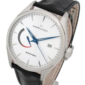 ハミルトン HAMILTON 腕時計 H32635781 メンズ JAZZ MASTER ジャズマスター パワーリザーブ オート 自動巻き シルバー ブラック｜empirewatch