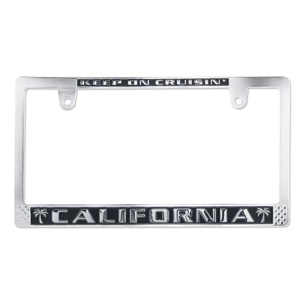 CALIFORNIA ライセンス プレート フレーム CH/BK for JPN サイズ [DGKO...