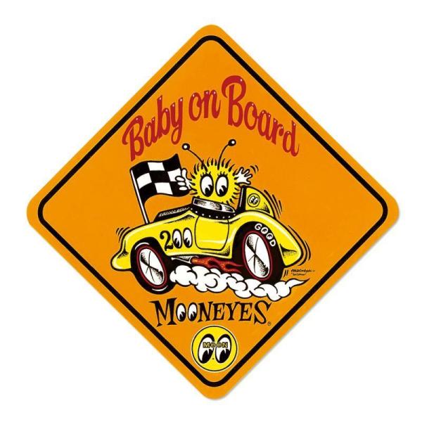 ムーンアイズ MOONEYES MOON Baby on Board ステッカー [DM242] ベ...