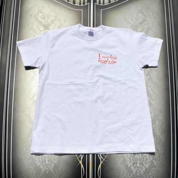EMPTYS Logo T-Shirt 2024 Spring オレンジ エンプティーズ ロゴ Tシ...