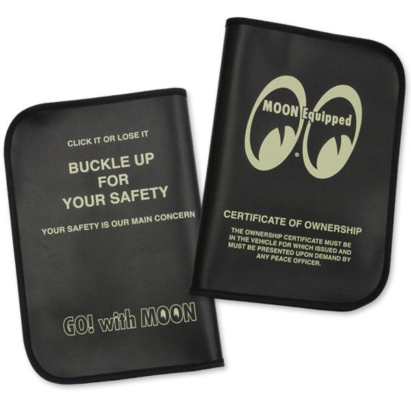 ムーンアイズ MOONEYES MOON Equipped カータイトル ホルダー 【車検証入れ】 ...