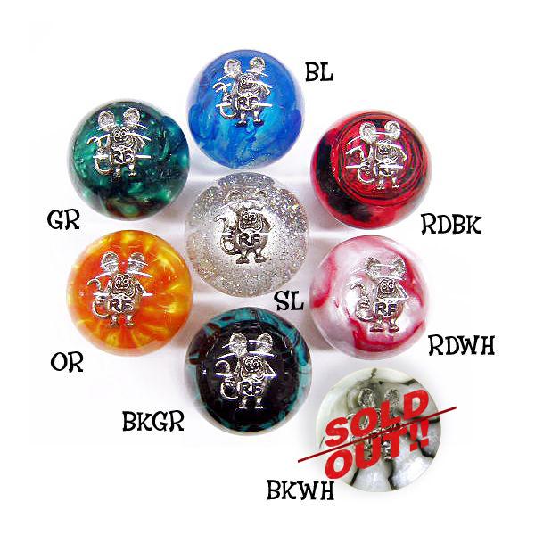 ラットフィンク カラー シフト ノブ シルバー [RA303SL] Rat Fink ムーンアイズ ...