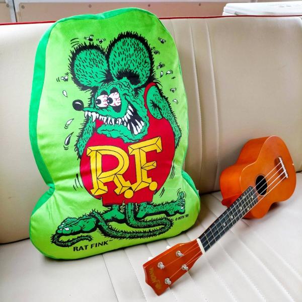 Rat Fink ダイカット クッション [RAF578] ラットフィンク ムーンアイズ MOONE...