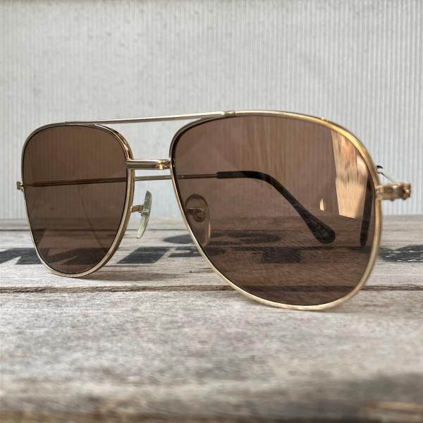 ヴィンテージ ティアドロップ サングラス ブラウンレンズ［SG-05] タレサン ビンテージ 当時物