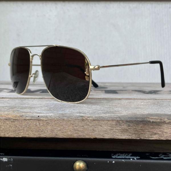 ヴィンテージ ティアドロップ サングラス ブラックレンズ［SG-09] ビンテージ 当時物