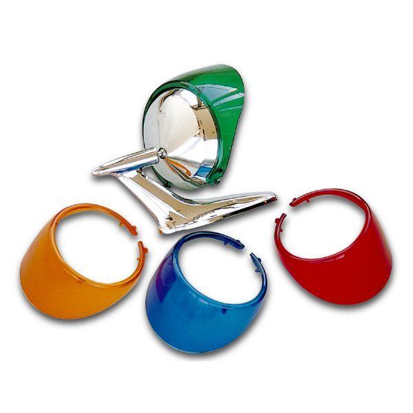 ムーンアイズ MOONEYES プラスティック製 カラー ミラー バイザー アンバー [UP5001...