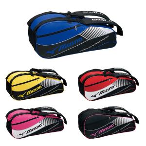 ミズノ mizuno  ミズノ ラケットバッグ６本入れ 63MD5003 ネコポス不可｜ems-sports1