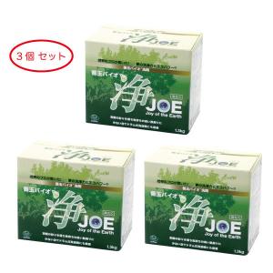 善玉バイオ 浄 JOE 抗菌プラス 1.3kg×3袋 エコ洗剤 詰替容器＆スプーン