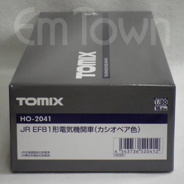 TOMIX HO-2041 JR EF81形電気機関車（カシオペア色）《16.5mmゲージ》