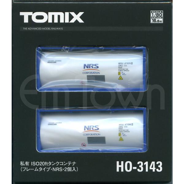 TOMIX HO-3143 私有 ISO20ftタンクコンテナ(フレームタイプ・NRS・2個入)