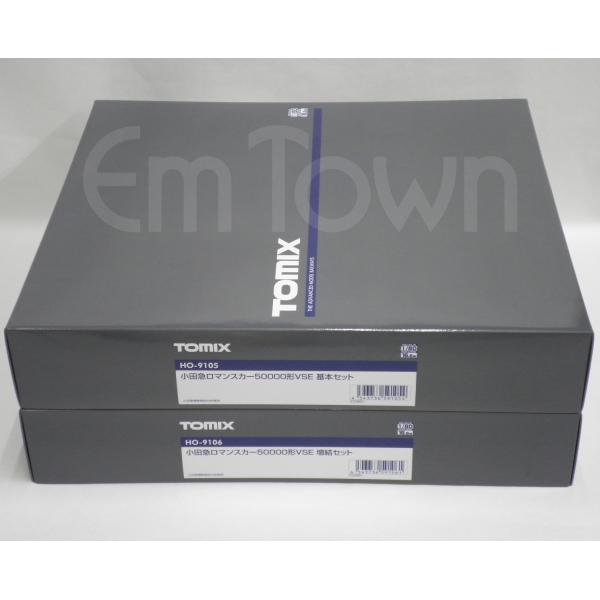 【10両まとめて】TOMIX 小田急ロマンスカー50000形VSE 基本セット(HO-9105)＋増...
