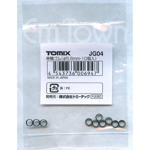 TOMIX JG04 車輪ゴム(φ5.6mm・10個入)