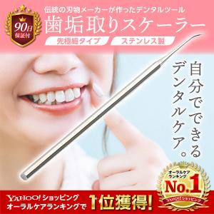 歯垢取り スケーラー 除去 器具 自宅用 歯石になる前に自分で取る
