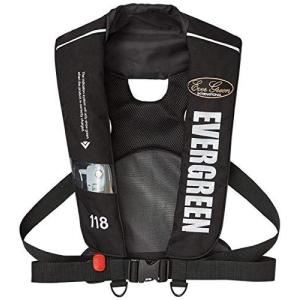 直送商品 エバーグリーン Evergreen Egブラック タイプ5 インフレータブルジャケット フィッシングウエア Tusurtimarket Com