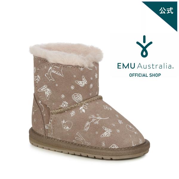EMU Australia 公式 エミュ Woodland Toddle メリノウール ベビーブーツ...