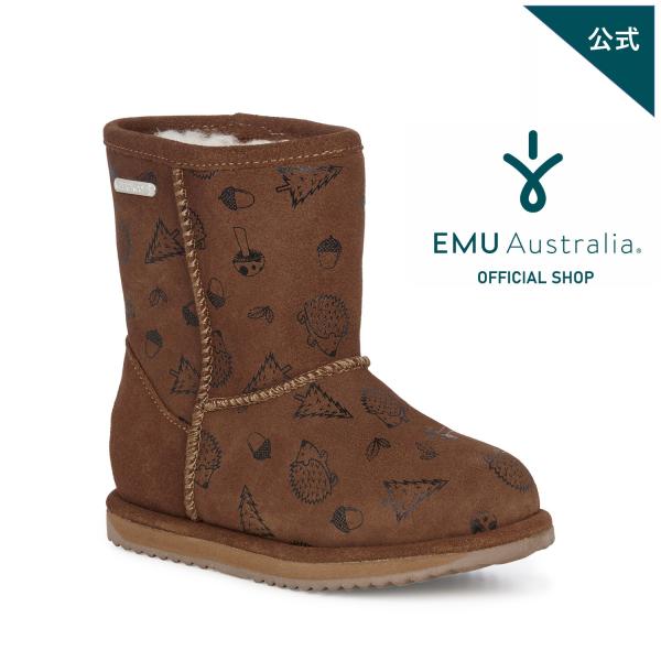 EMU Australia 公式 エミュ Woodland Brumby 防水 レイン メリノブーツ...