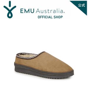 EMU Australia 公式 エミュ Platinum Outback Scuff シープスキン ムートン スリッポン メンズ 秋 冬 正規 通販｜emuaustralia