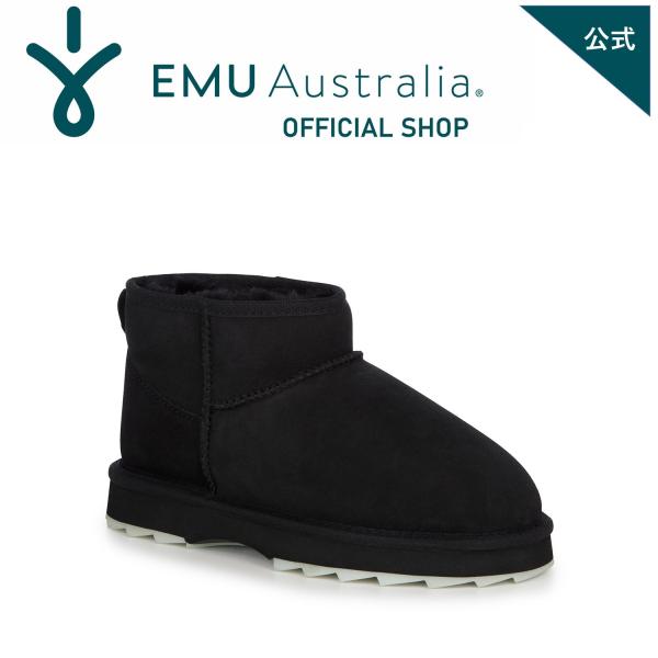 EMU Australia 公式 エミュ Sharky Micro 撥水 シープスキン ムートン ブ...
