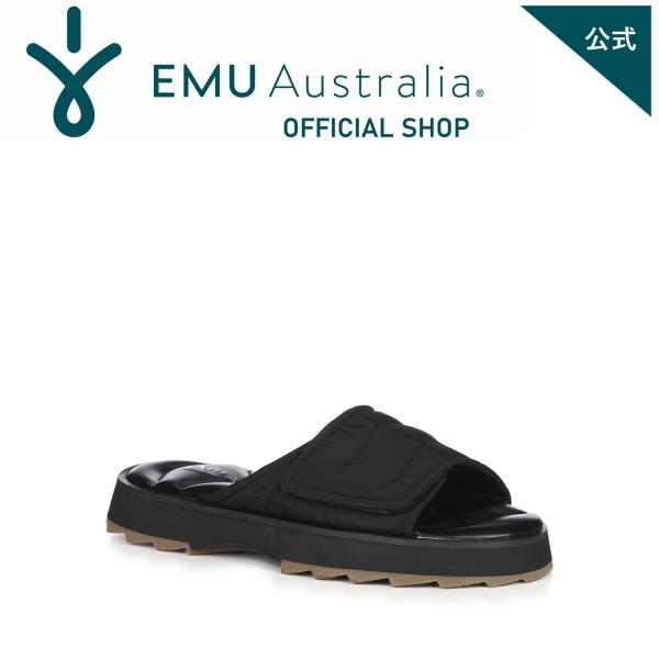 EMU Australia 公式 エミュ Gifford 厚底 フラット サンダル レザー レディー...