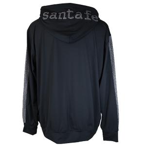 保冷バッグ進呈♪サンタフェ 3L(52)30%OFF パーカー ブルゾン 2026新作 春夏モデル メンズ 吸汗速乾 UV ヒョウ柄ロゴ刺繍b-269-85415-019