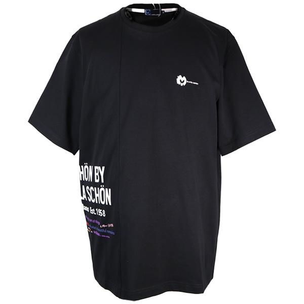 ・ミラショーン LL(50) ３０%OFF 半袖Ｔシャツ 24新作 春夏 メンズ 丸首 ロゴプリント...