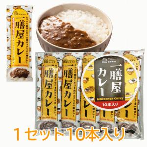 一膳屋カレー ひとくちカレー 40g×10本入り たっぷり野菜と牛ひき肉のコクうま 宮島醤油  プチカレー ちょっとカレー ちょこっとカレー 日本製 送料無料