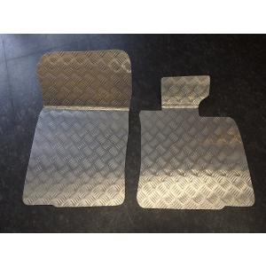 MINIクロスオーバークーパーS オール4 右 AT用 /ALUMI　FLOOR MAT フロント【...