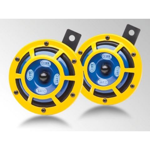 【M's】 HELLA シャープ トーン ホーン 051208 汎用品 12V車専用 ホーン2ピース...