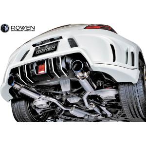 【M's】 日産 Z34 フェアレディZ  (2008.12-) ROWEN PREMIUM01S オールステンレス マフラー (チタンテール) ロエン エキゾースト 1N004Z02