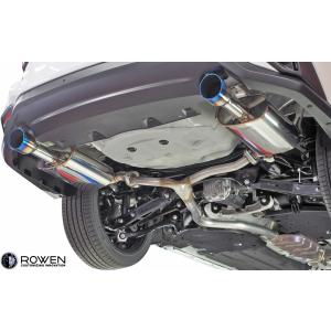 M's】スバル レヴォーグ 前期 4本出し 2サイレンサー マフラー チタン