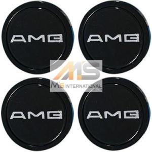 【M's】AMG 純正品 ホイールセンターキャップ 58mm （1台分/4個セット）／／メルセデスベンツ 201-400-0125 2014000125 W201 W124 W126 R129 R107｜emuzu-international