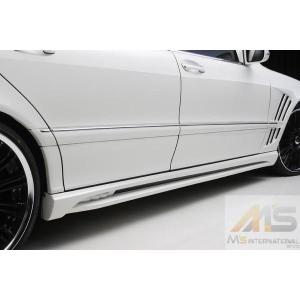 【M's】W220 Sクラス S350 S430 後期 (03y-) WALD BlackBison サイドステップ // BENZ ヴァルド ブラックバイソン 未塗装 新品｜emuzu-international