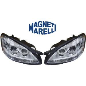 メルセデス ベンツ Sクラス W220 S500L 前期用 W221後期LOOK 黒LED