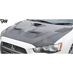 ガレージベリー Vary」ランサー EvoX(CZ4A)用FRPボンネット（塗装可