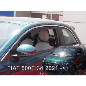 【M's】FIAT フィアット 500e FA1 3D ハッチバック (2022y-) HEKO ドアバイザー サイドバイザー 左右 ／／ 社外品 ヘコ フロントバイザー セット 315181｜emuzu-international