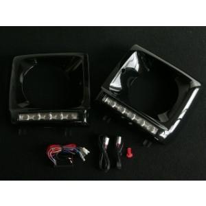 07y- Gクラス W463 | ゲレンデ ヘッドライトインナーブラック LEDデイ