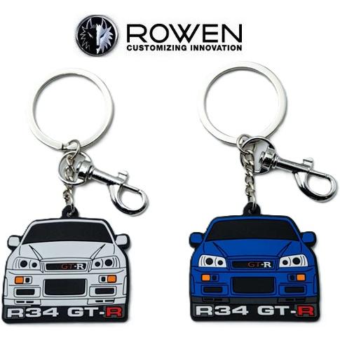 【M's】ROWEN SKYLINE R34 GT-R Rubber Keyring 8NR010 ...