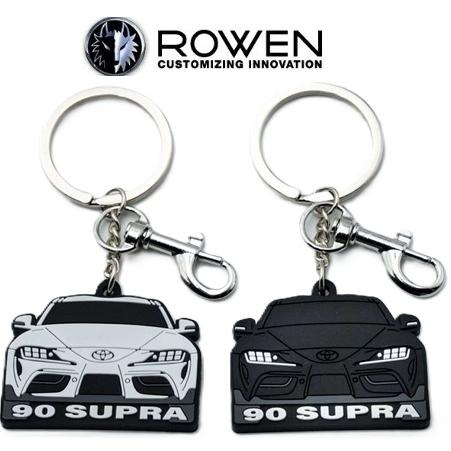 【M's】ROWEN 90 SUPRA Rubber Keyring 8TR014 キーリング ホワ...