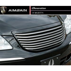 M's】18 マジェスタ 前期（H16.7-H18.6）フロント バンパー AIMGAIN