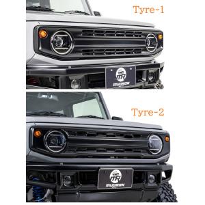 BOSS@N様用 ジムニーシエラ　フロントグリル(オプション) スズキ ジムニー JB64 ジムニーシエラ JB74 オプション風