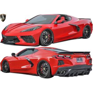 シボレー コルベット (C8) 6.2L V8 2020年〜 用 チタン製マフラー (X