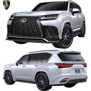 レクサスLX570 リアウイングスポイラー未塗装 ダブルエイト(DOUBLE