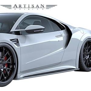 【M's】 ホンダ NSX NC1 (2017.2-) ARTISAN SPIRITS サイドアンダースポイラー 左右 ／ FRP 未塗装 アーティシャンスピリッツ エアロ パーツ