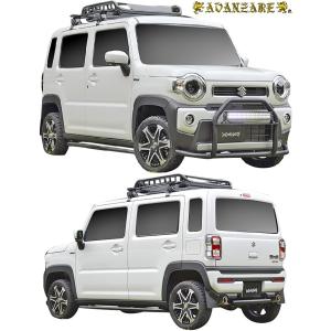 【M's】 スズキ ハスラー MR52S MR92S (2020y-) 4X4 AVANZARE ガードバー 3点キット アヴァンツァーレ エアロ セット パーツ フルエアロ パイプガード｜emuzu-international