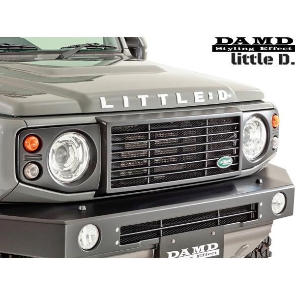 【M&apos;s】スズキ JB74 (2018.7-) DAMD little D. フロントグリル ブラッ...